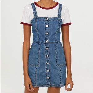 H&M Denim Overall Bib Dress